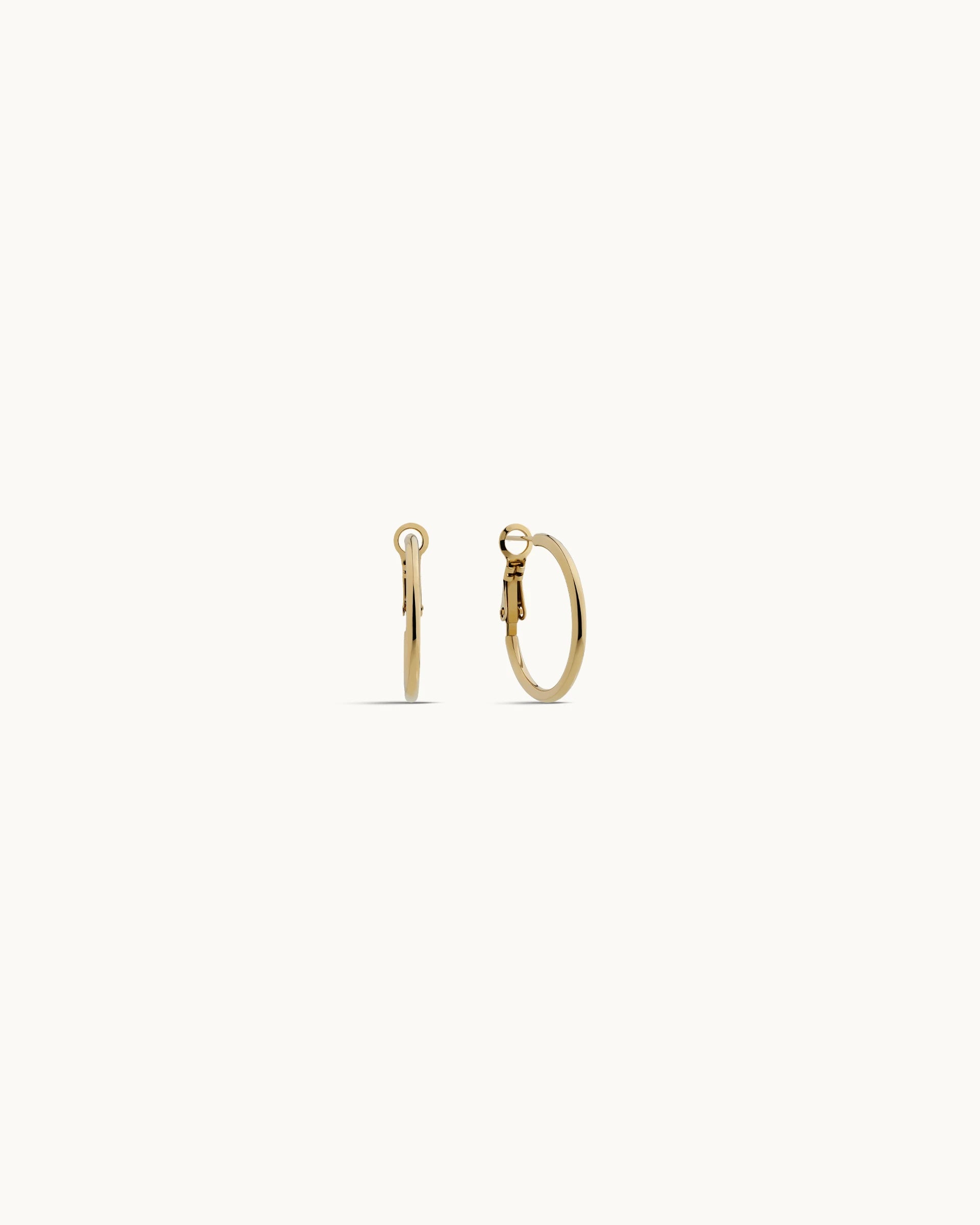 Jannie Hoop Earrings in Gold