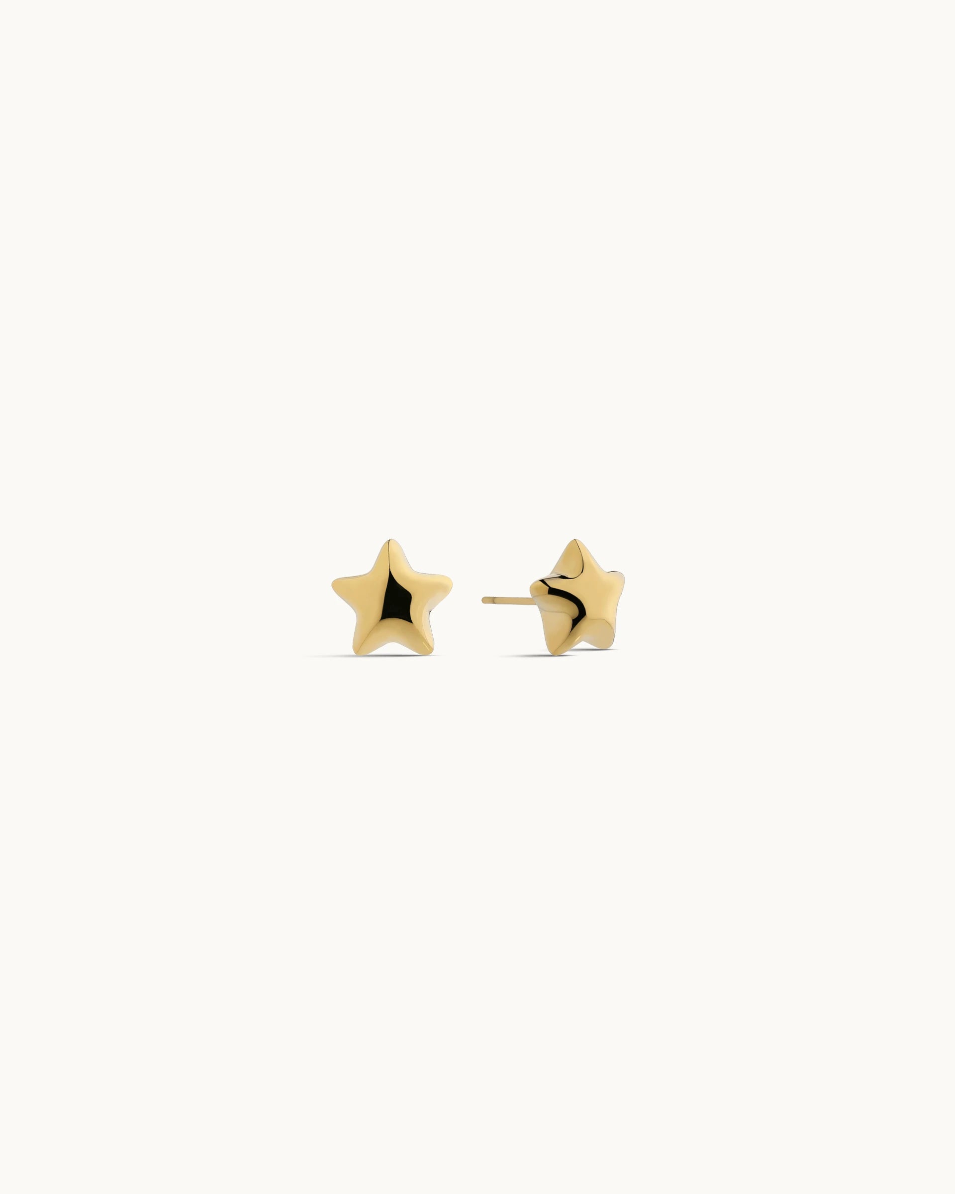 Rhoda Star Stud Earrings in Gold