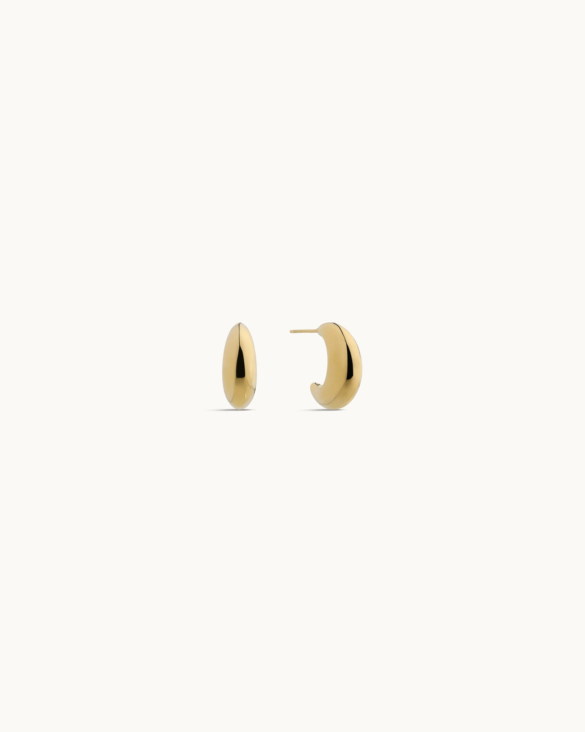 Shannon Hoop Earrings in Gold