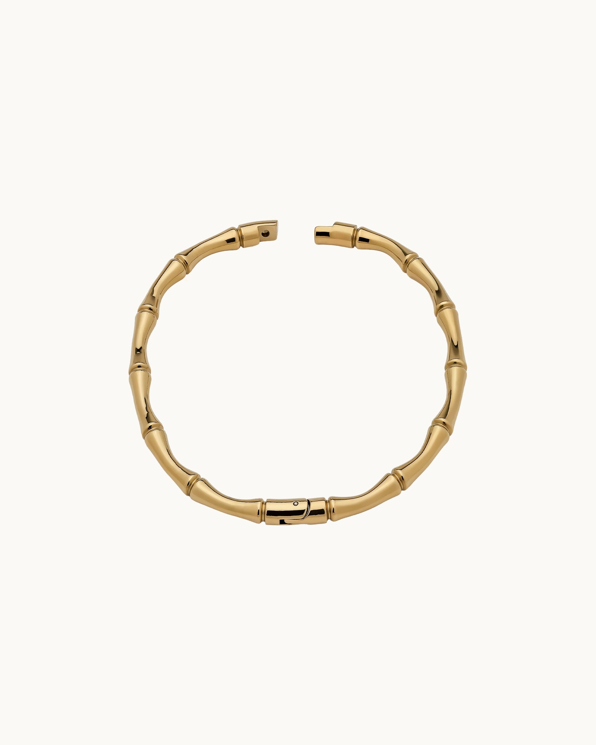 Reed Bamboo Bangle in Gold