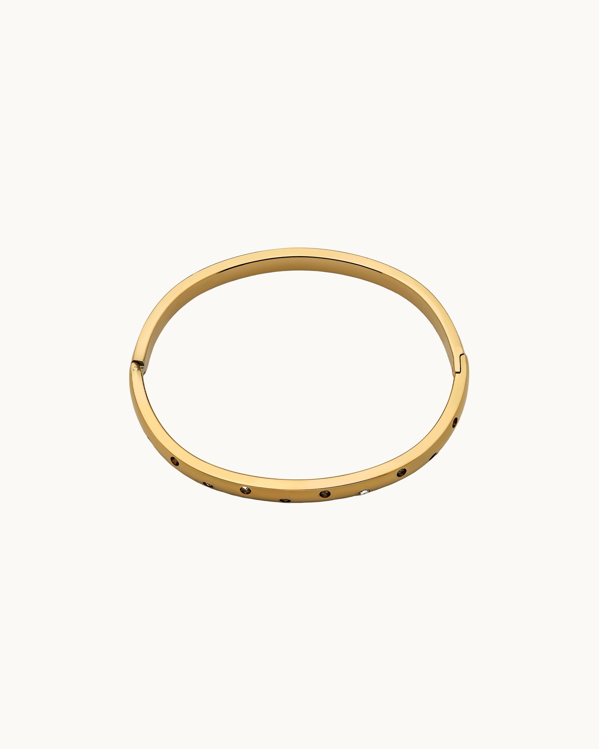 Vera Sparkle Bangle in Gold