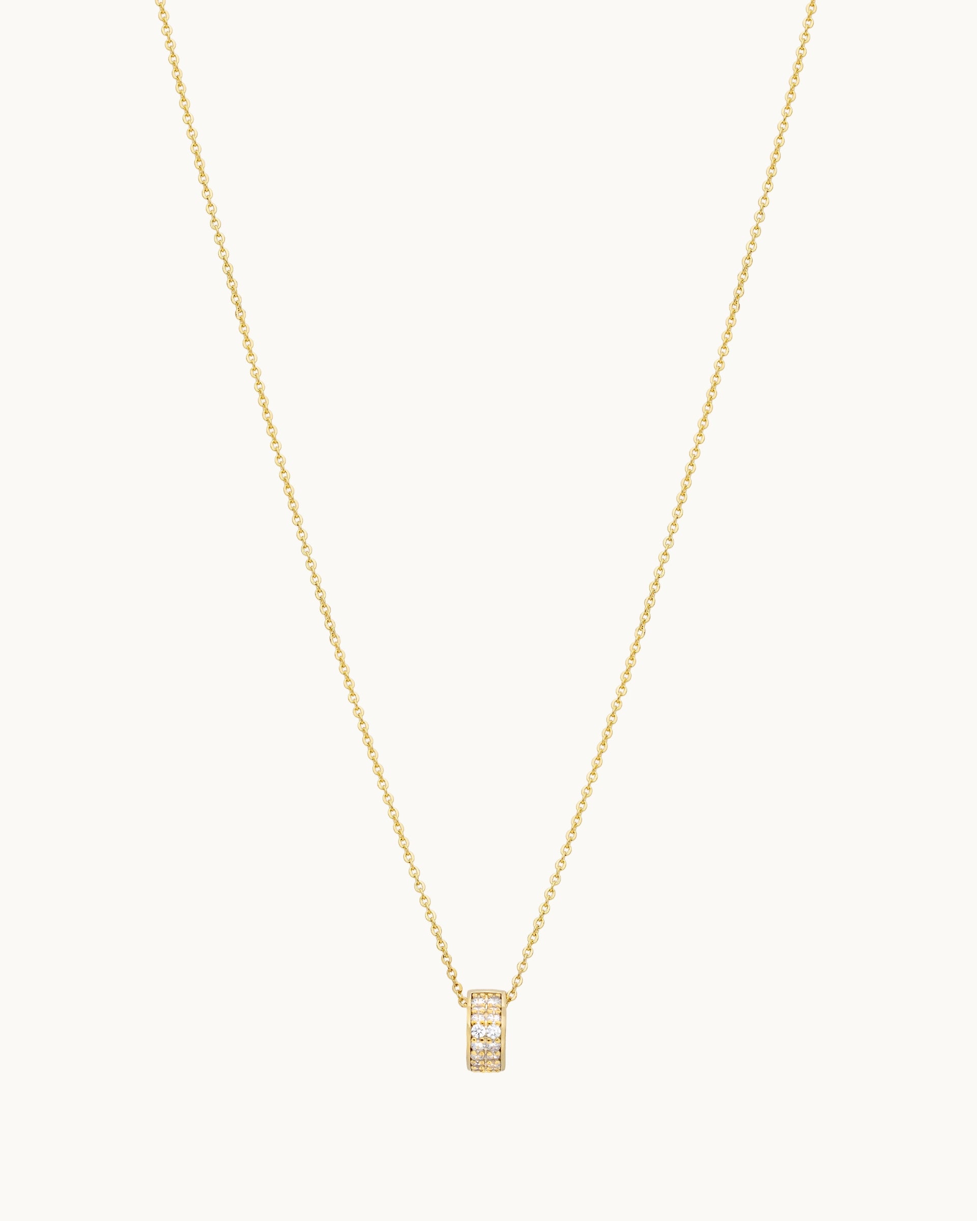 Angie Heart Necklace in Gold