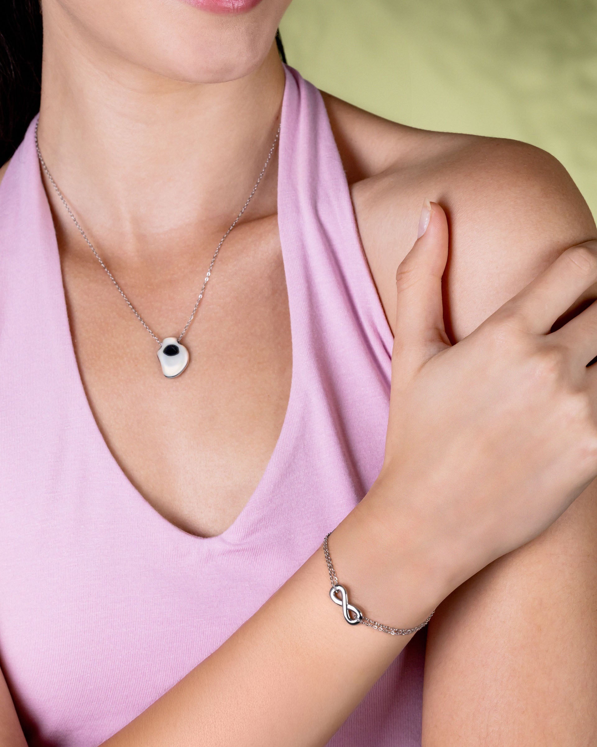 Marise Infinity Bracelet in Silver