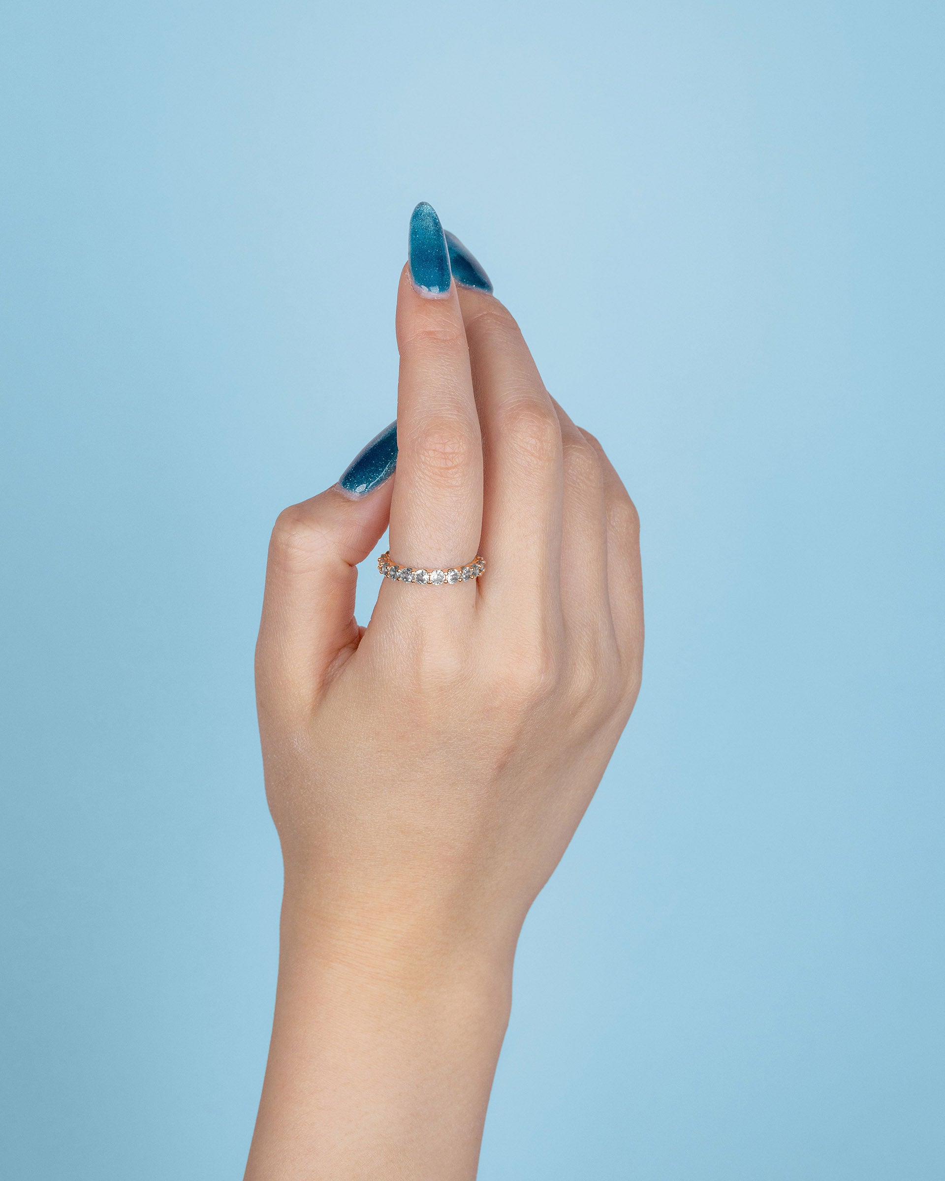 Grace Eternity Ring in Rose Gold - Diamond