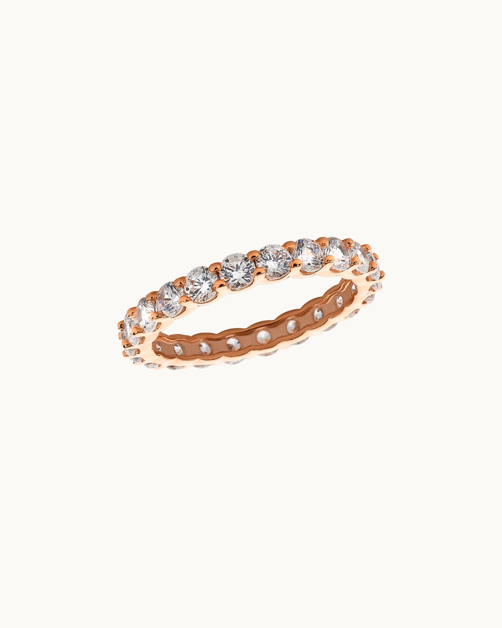 Grace Eternity Ring in Rose Gold - Diamond