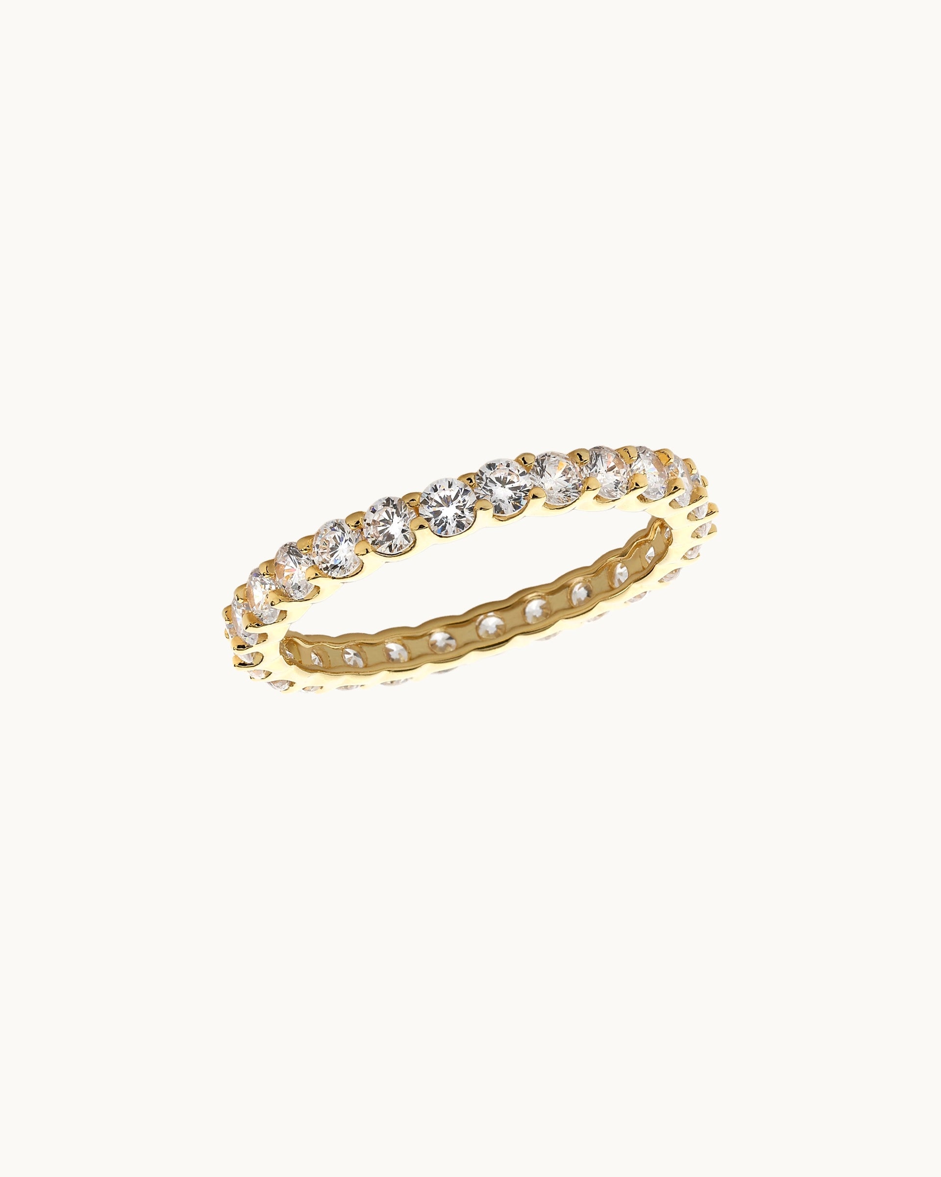 Celestine Eternity Ring in Gold - Diamond