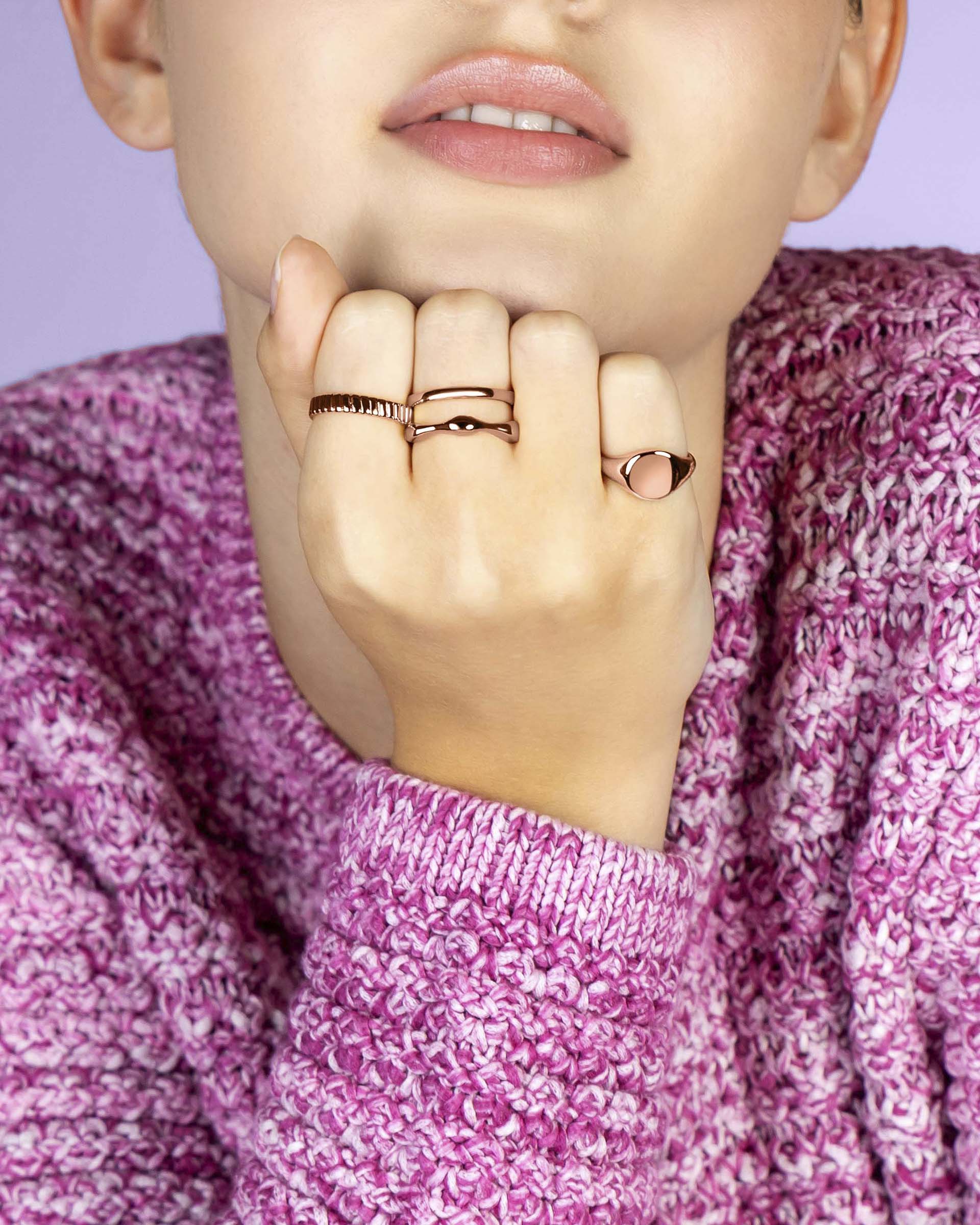 Allyson Ring in Rose Gold