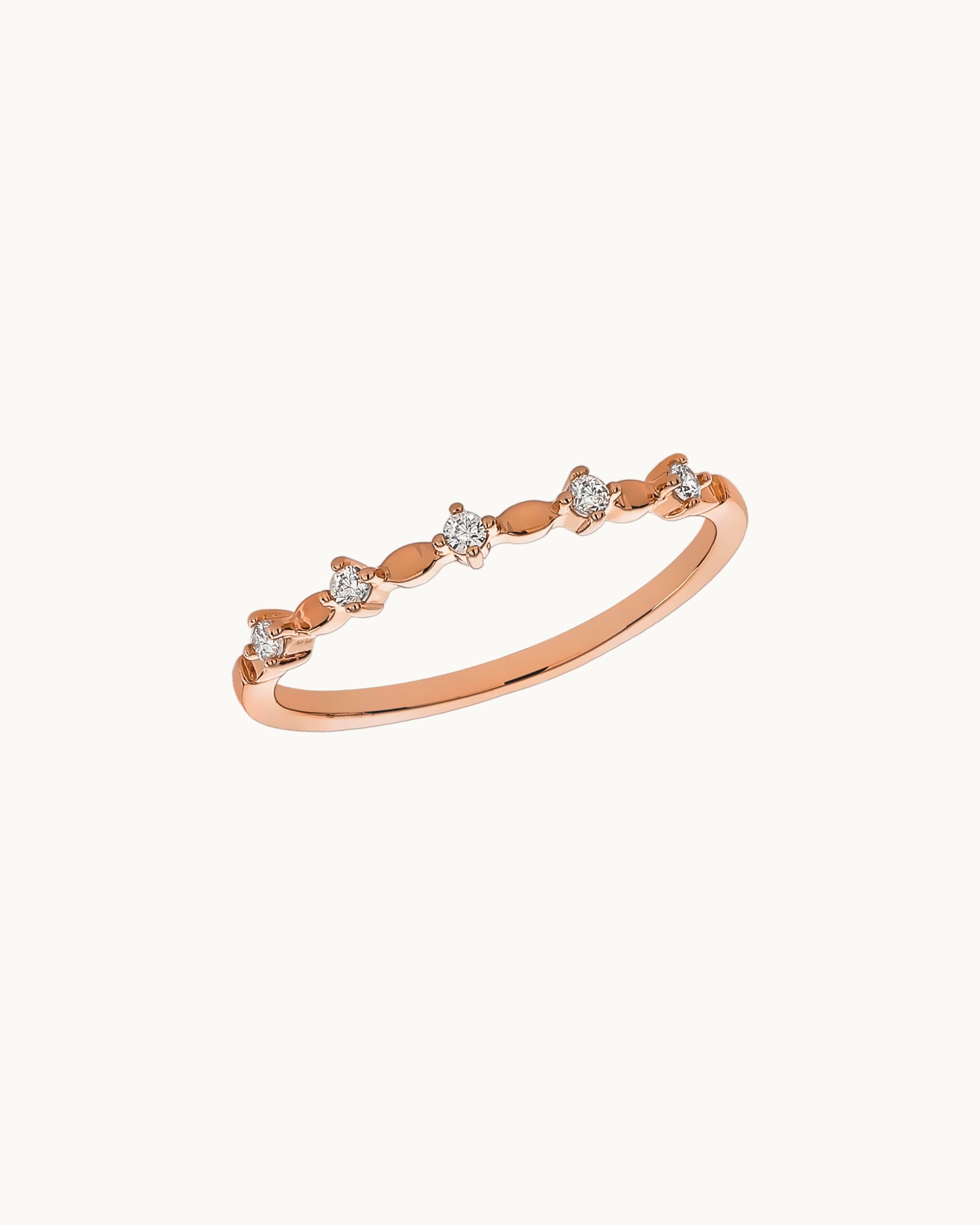 Augustine Ring in Rose Gold