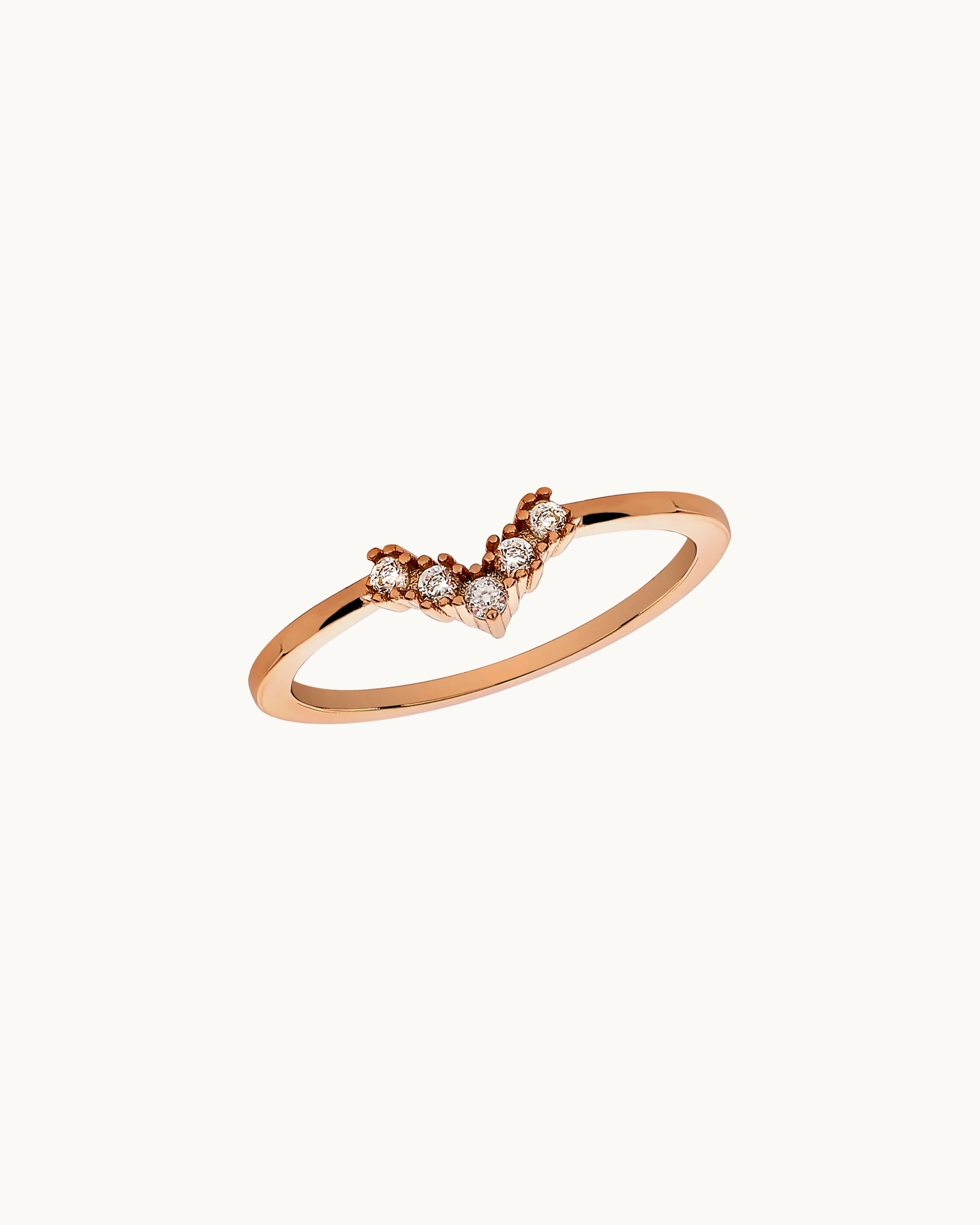 Brooklyn Ring in Rose Gold