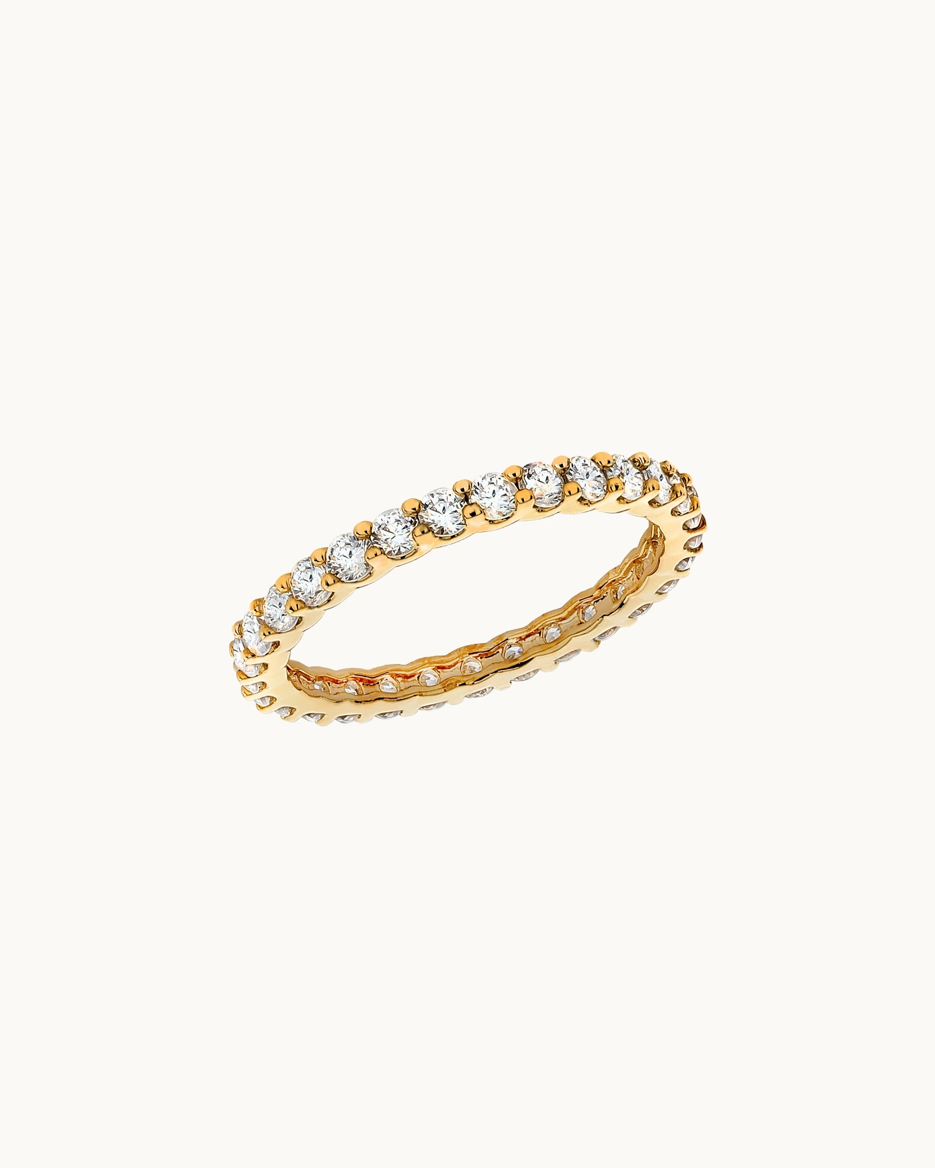Moxie Eternity Ring in Gold - Diamond