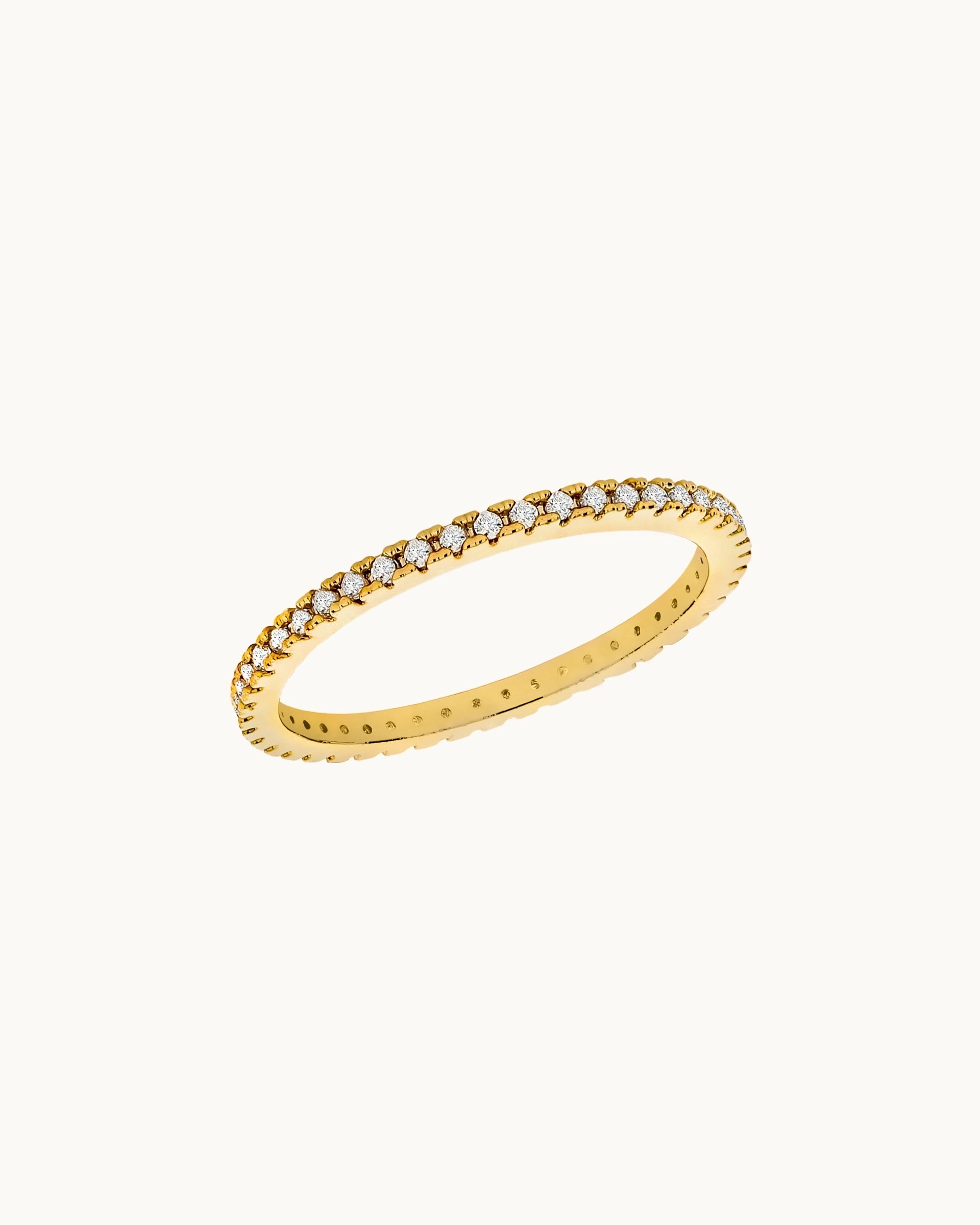 Rica Eternity Ring in Gold - Diamond