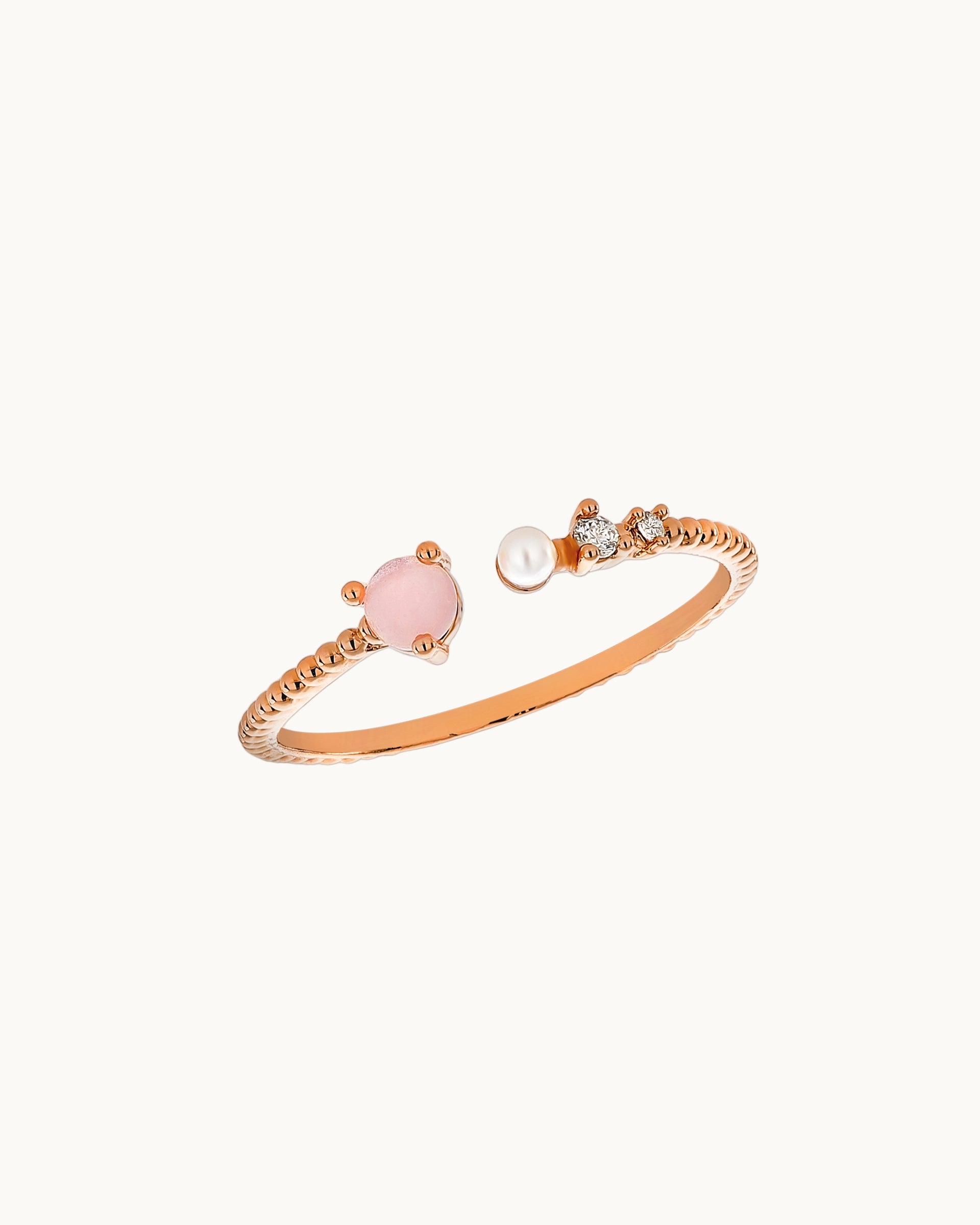 Selina Open Ring in Rose Gold