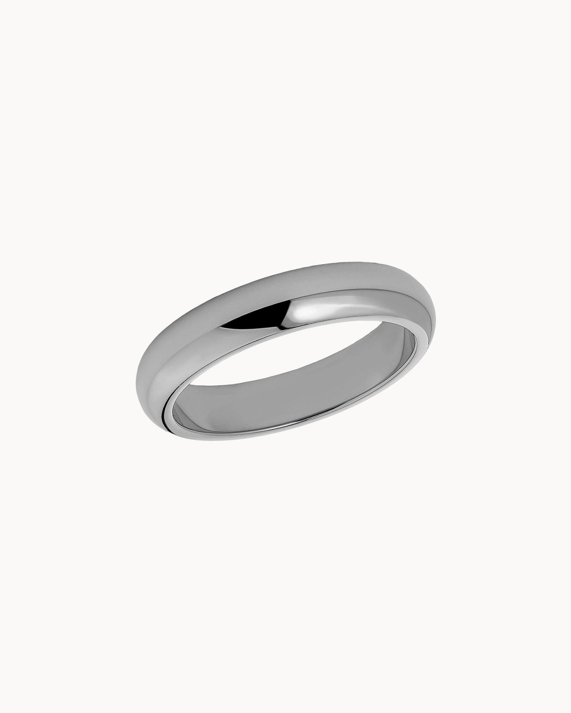 Frankie Band Ring in Silver