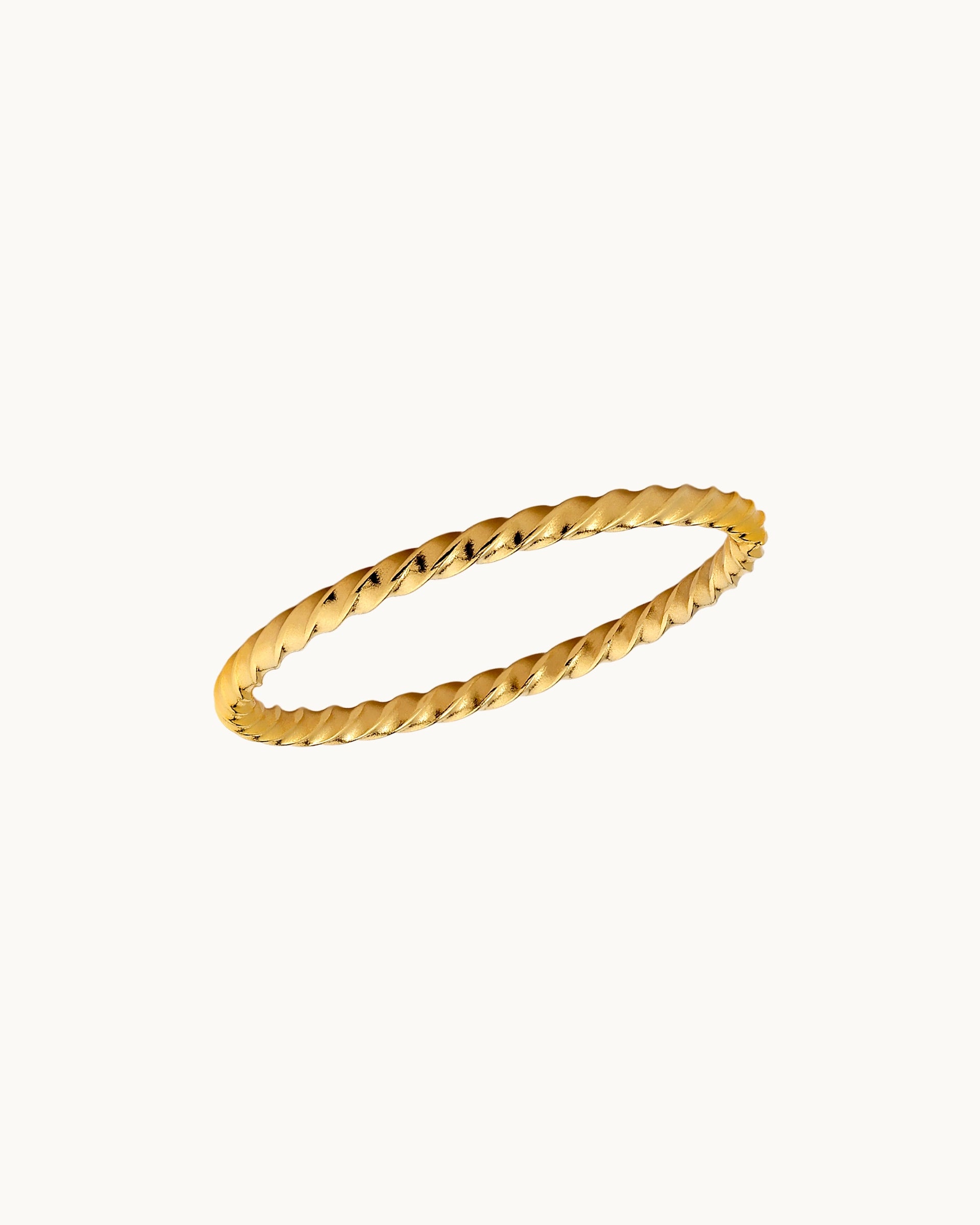 Jayda Twisted Ring in Gold