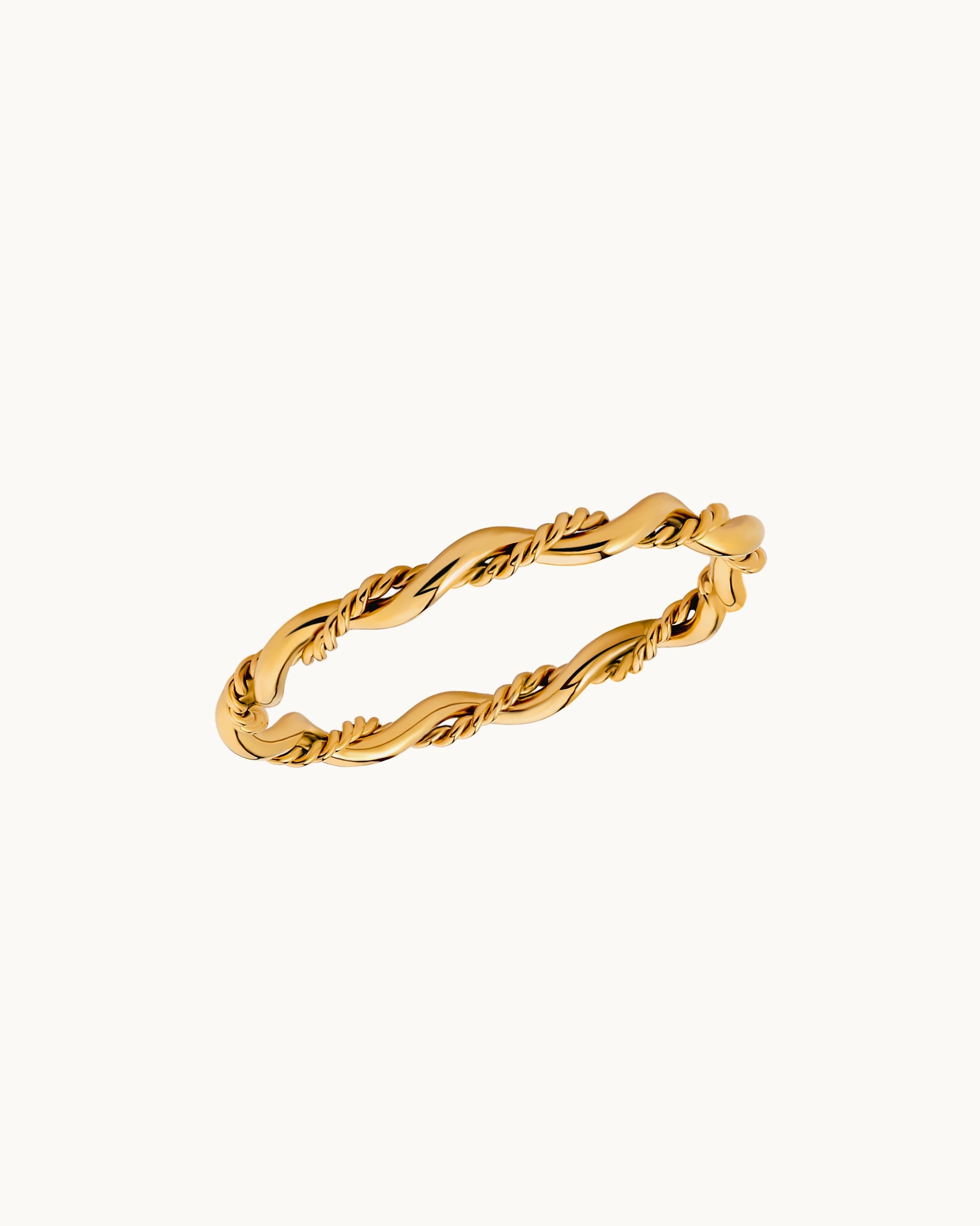 Joselyn Twisted Ring in Gold