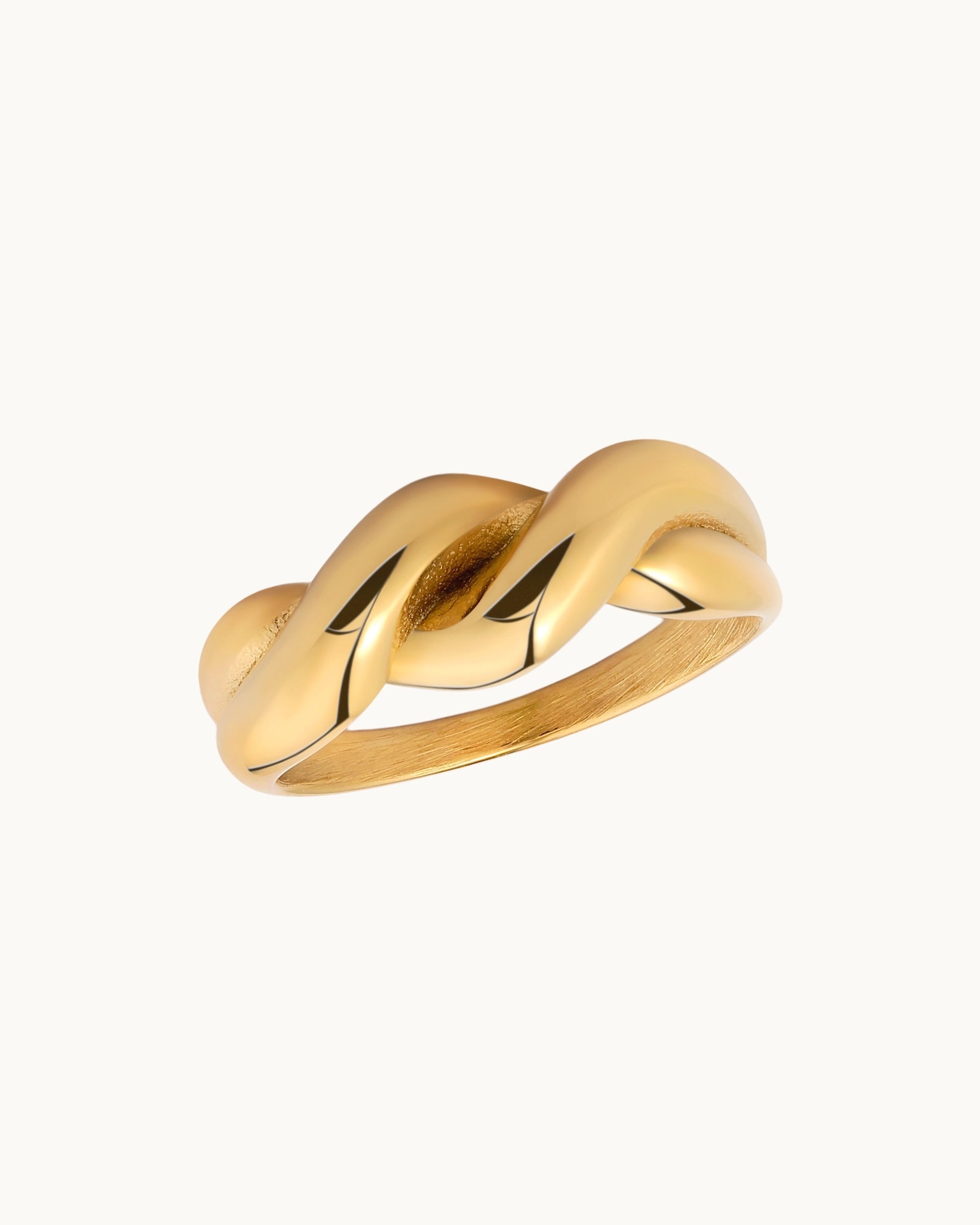 Kaley Twisted Ring in Gold